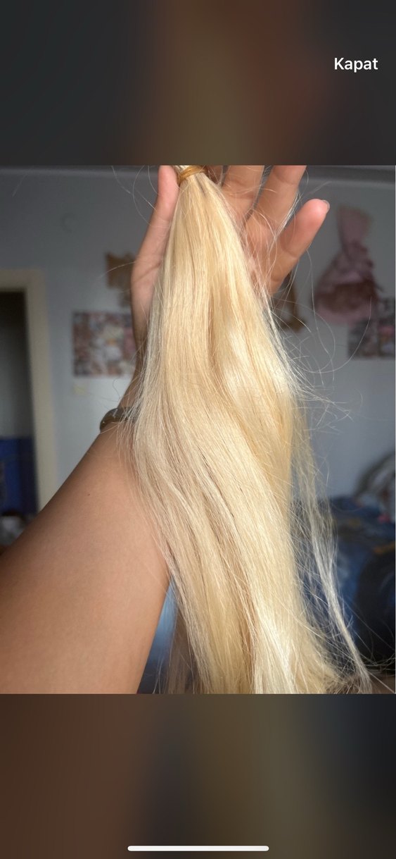 Sarı kaynak saç - Görsel 5