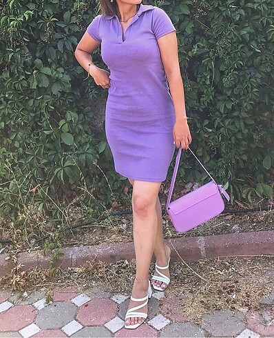 Yakalı spor elbise