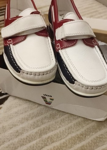 Beyaz Renkli Tokalı Erkek Çocuk Loafer - Görsel 3