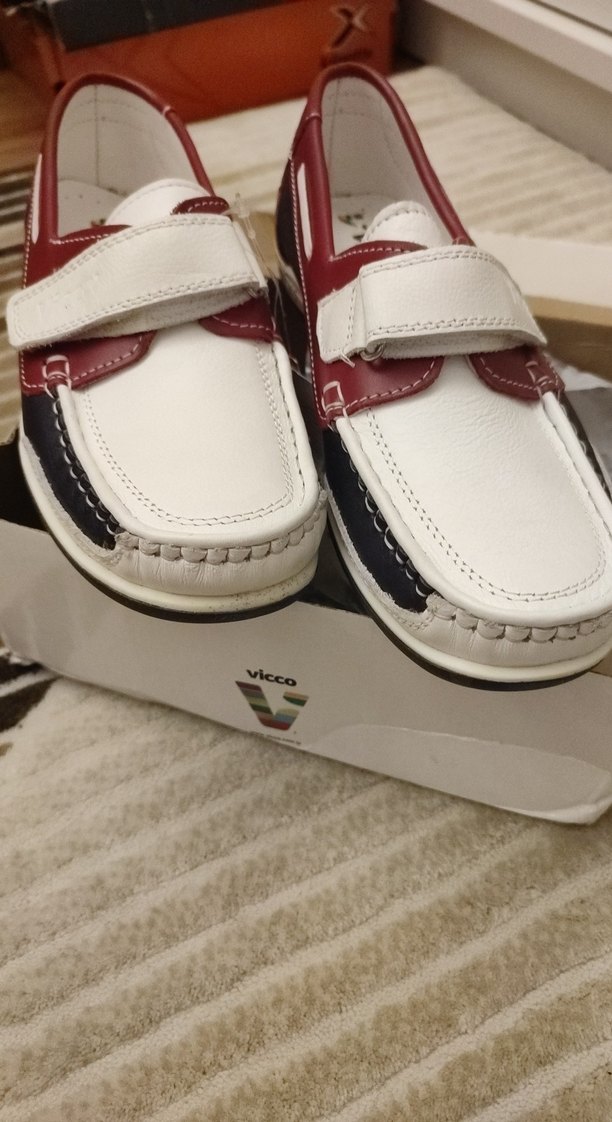 Beyaz Renkli Tokalı Erkek Çocuk Loafer - Görsel 3