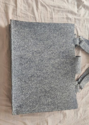 Diğer Gri Nakışlı Kadın Çantası