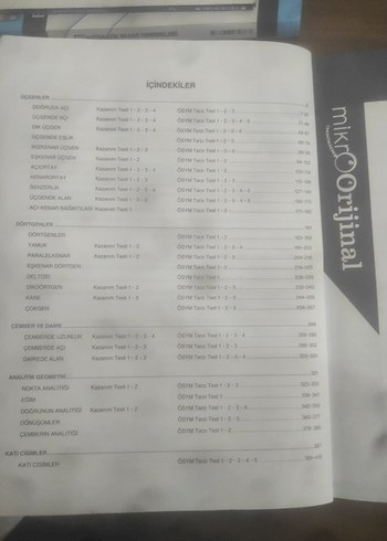 Beden MikroOrijinal TYT-AYT Geometri Soru Bankası