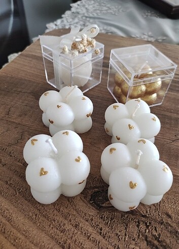 Gold kaplı bubble mum