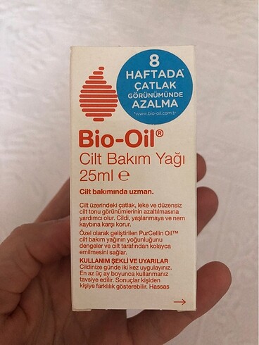 Cilt bakım yağı bio-oil