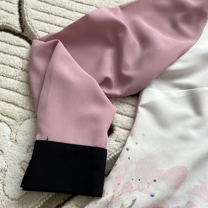 Çiçek Desenli Düğmeli Kadın Gömlek - Görsel 3