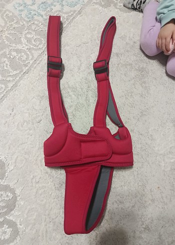 Kırmızı ve Gri Bebek Taşıyıcı - Görsel 2