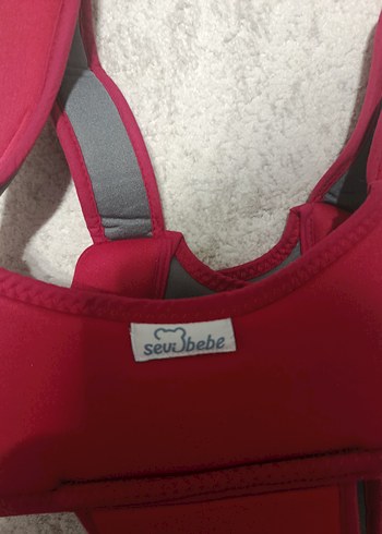 Kırmızı ve Gri Bebek Taşıyıcı - Görsel 3