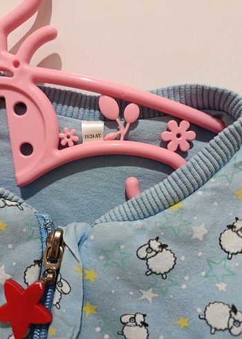 Mavi Fermuarlı Bebek Tulumu 2.5 tog - Görsel 5