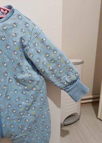 Mavi Fermuarlı Bebek Tulumu 2.5 tog - Görsel 3