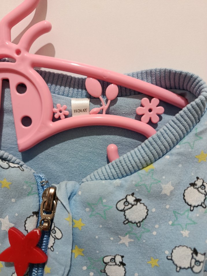 Mavi Fermuarlı Bebek Tulumu 2.5 tog - Görsel 5