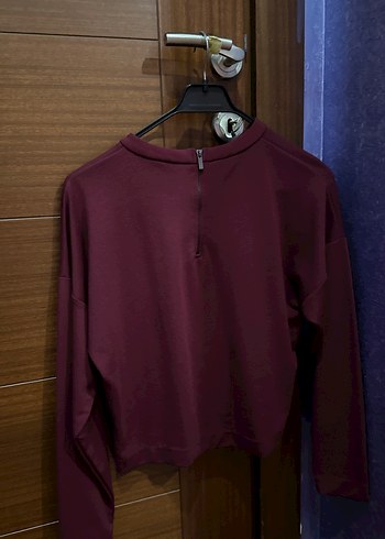 Mango Bordo Kadın Uzun Kollu Sweatshirt