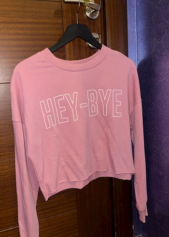 Bershka Pembe Kadın Sweatshirt