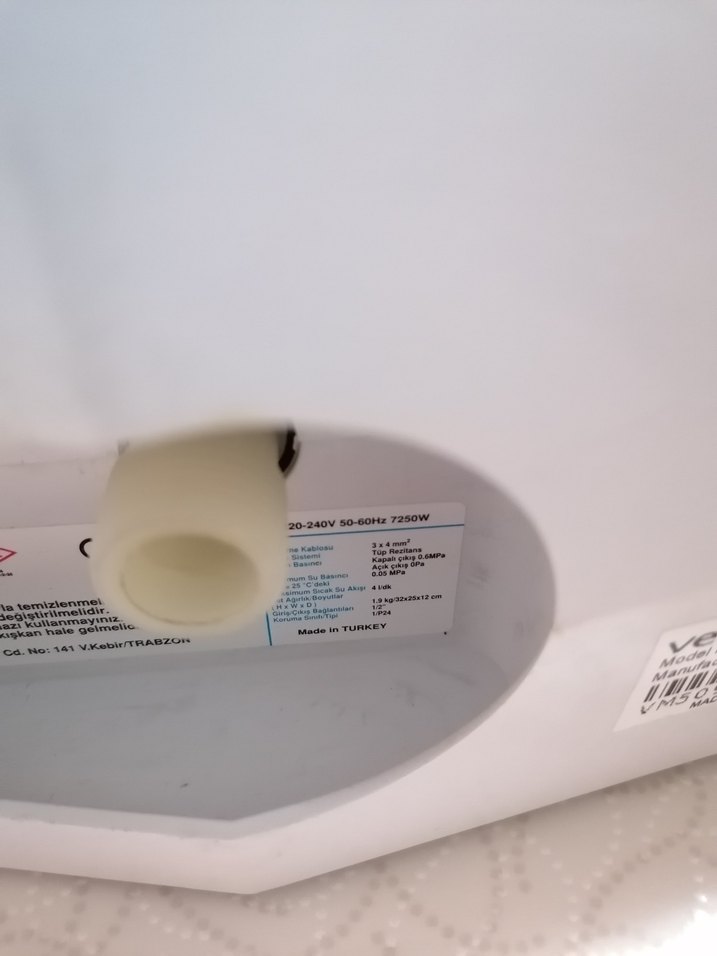 Veito V1200 Elektrikli Şofben - Görsel 2