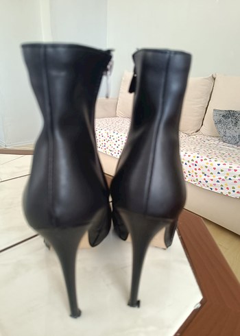 Nine West Kırmızı Deri Dolgu Topuklu Kadın Stiletto - Görsel 7