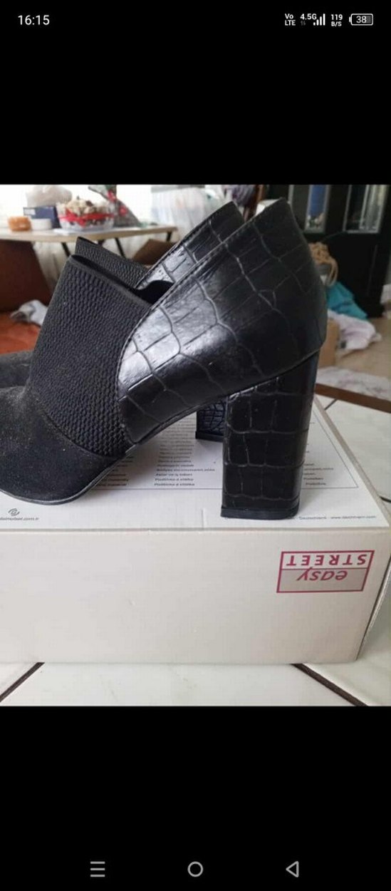 Nine West Kırmızı Deri Dolgu Topuklu Kadın Stiletto - Görsel 5