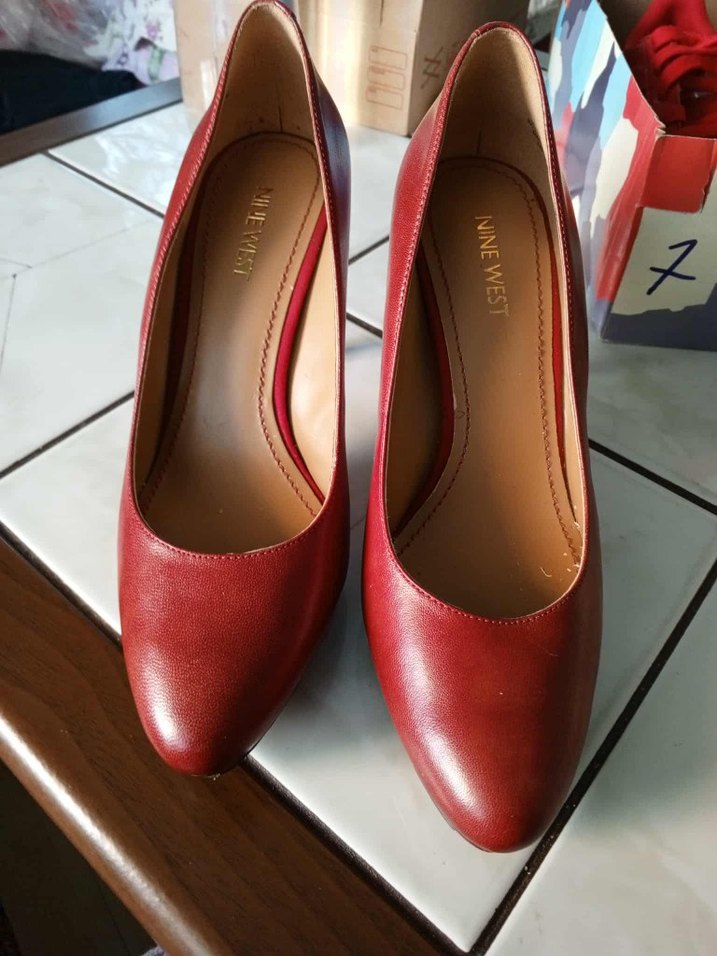 Kırmızı Kadın Spor Ayakkabı Velcro - Görsel 3