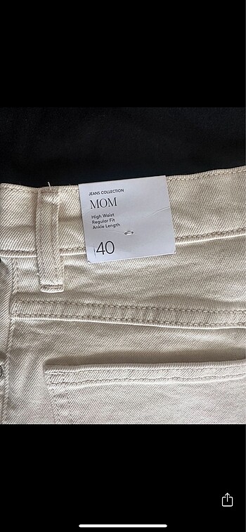 40 Beden Hiç kullanılmamış Mango mom jean