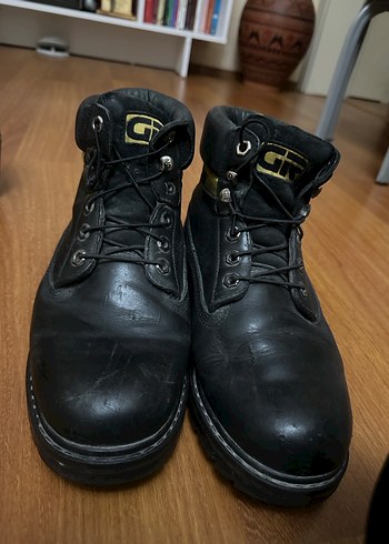 Gri Kadın Deri Bot Wedge Topuklu - Görsel 4