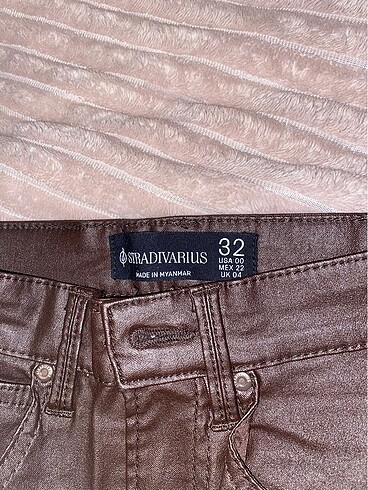 Stradivarius Stradivarius mum pantolon acı kahve rengi