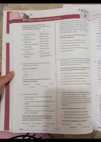 Limit yayınları 6 ders tyt soru bankası