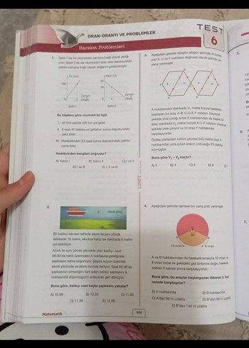 Beden Renk Limit yayınları 6 ders tyt soru bankası
