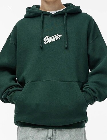 Yeşil sweatshirt