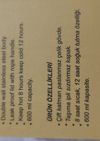 Any morning BA21547 Termos Mug 600ml - Görsel 5