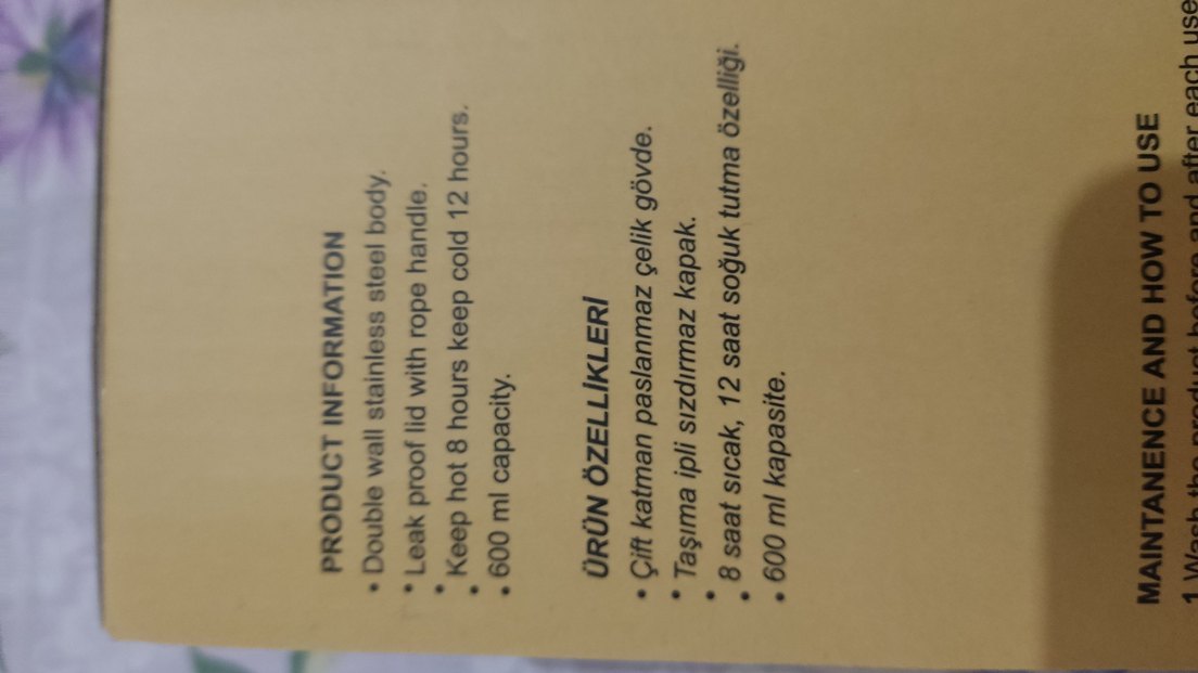 Any morning BA21547 Termos Mug 600ml - Görsel 5