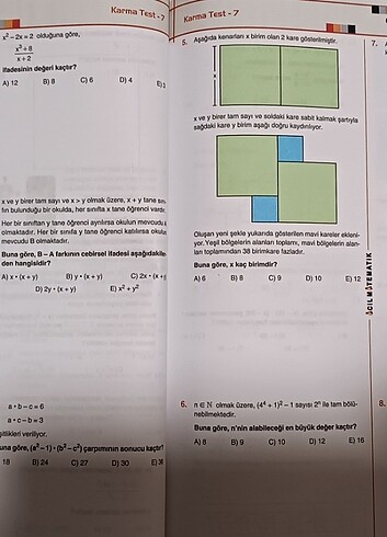 Beden Renk Acil matematik 
