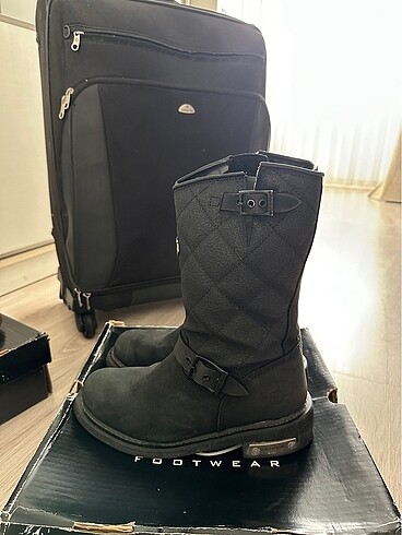 Harley Davidson Siyah Bot - Görsel 5