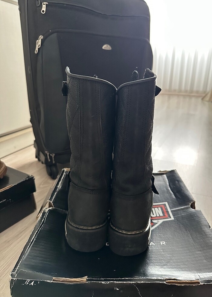 Harley Davidson Siyah Bot - Görsel 4