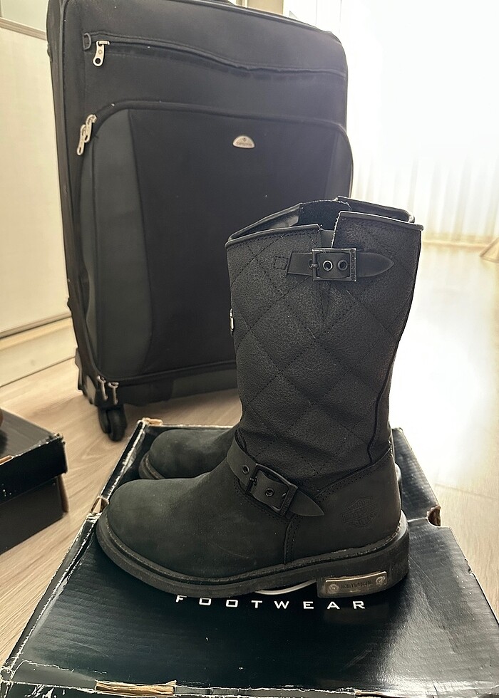 Harley Davidson Siyah Bot - Görsel 5