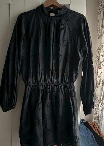 Ajurlu detaylı pamuklu elbise - Görsel 2