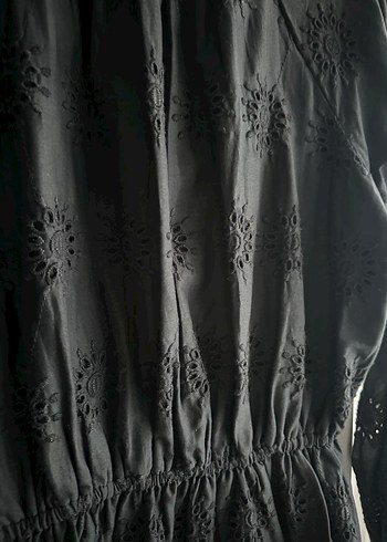 Ajurlu detaylı pamuklu elbise - Görsel 3