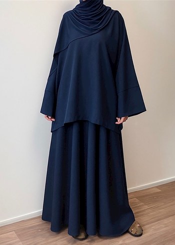 Gri Salaş Uzun etekli takım - Görsel 3