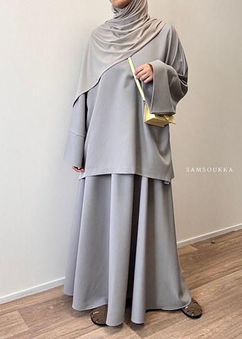 Siyah Salaş Uzun etekli takım - Görsel 2