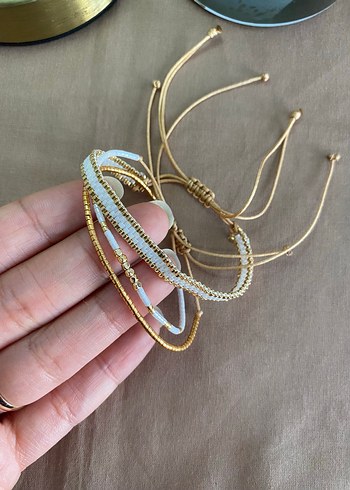 3 lü miyuki bileklik set
