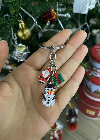 Miyuki yılbaşı temalı anahtarlık - Görsel 2