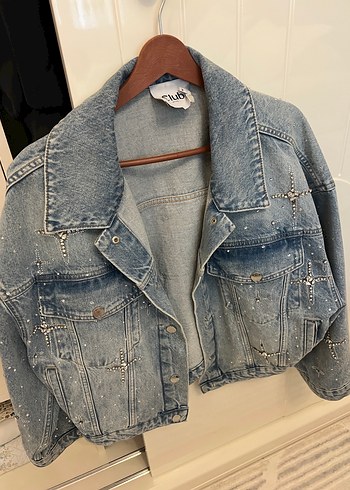 Beymen Club Tasli Acik Mavi Denim Ceket
