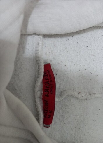 m Beden beyaz Renk Kadın Sweatshirt 