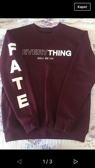 m Beden İki sweatshirt
