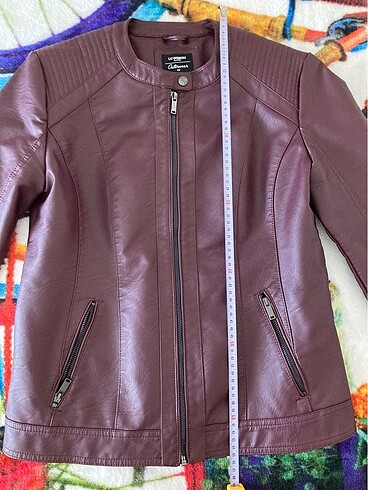 40 Beden bordo Renk Lcw deri ceket
