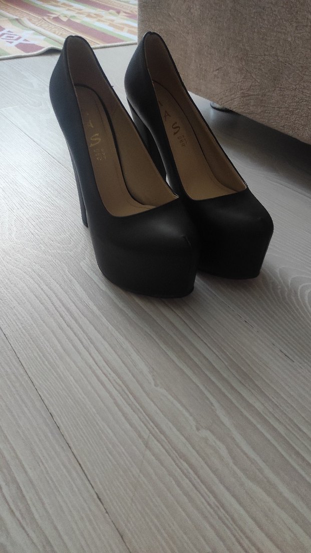 Diger Siyah Platform Topuklu Kadın Ayakkabı - Görsel 2