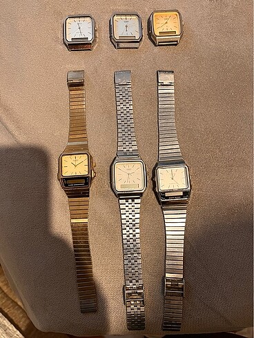 6 adet casio saat