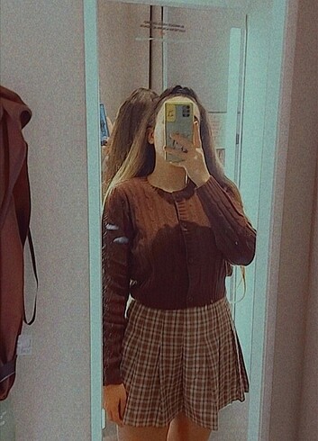H&M Pileli etek