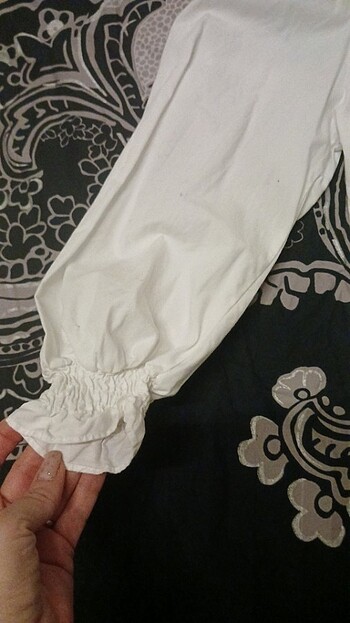 Zara Zara kolları hafif balon 8 yaş bluz