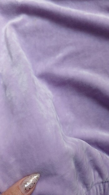 Lila sweatshirt kapuşonlu
