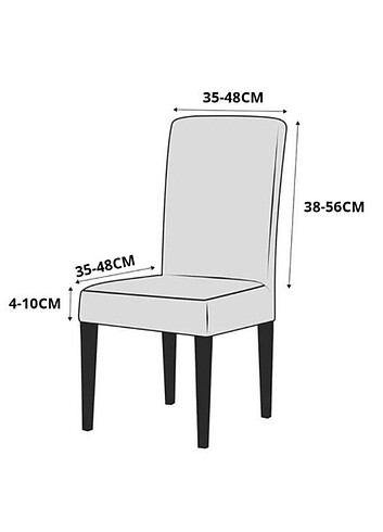  Beden Karedesen sandalye örtüsü? 4 adet