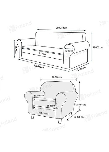  Beden Karedesen 3+3+1+1 koltuk kılıfı