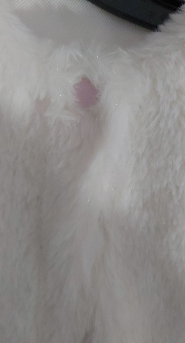 Beyaz Kız Çocuk Kürklü Kolsuz Yelek - Görsel 3